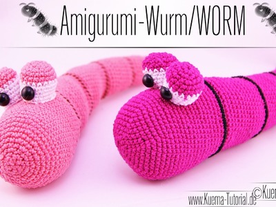 Amigurumi Regenwurm Karl - Worm