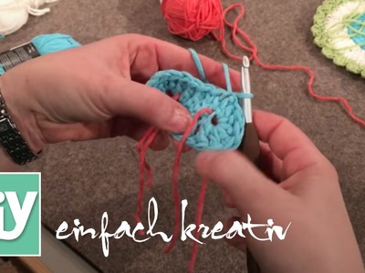Tutorial: Luftmaschenkette behäkeln | DIY einfach kreativ