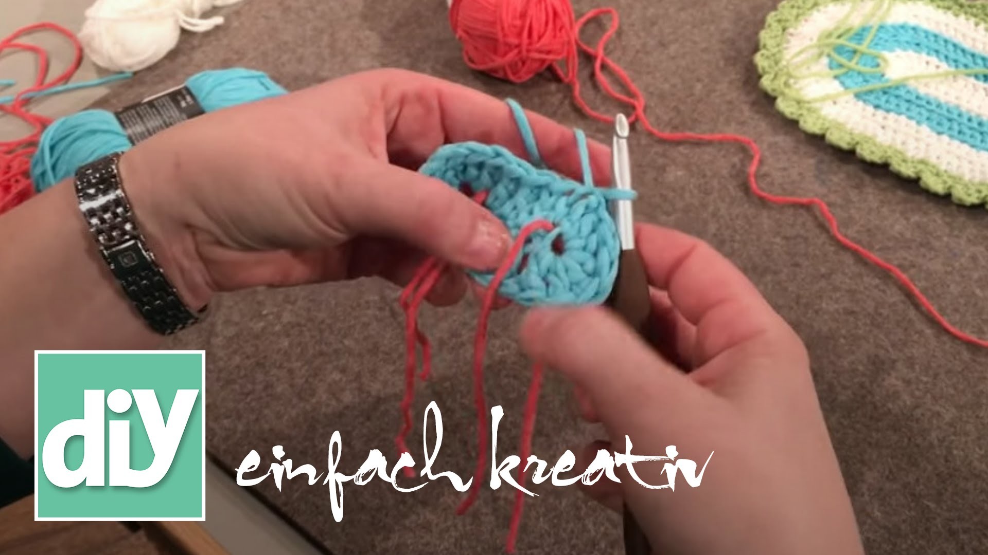 Tutorial: Luftmaschenkette behäkeln | DIY einfach kreativ