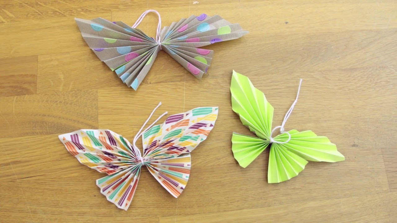 Frühlings-Deko selber machen - Schmetterlinge DIY | schön-einpacken