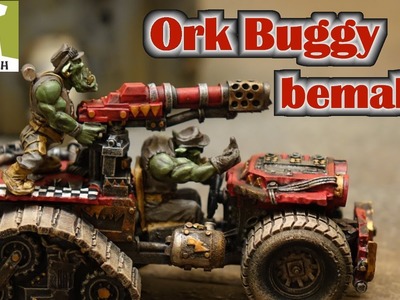 Kromlech Ork Buggy Bemal Tutorial mit Army Painter Farben Tabletop - für Anfänger in Full HD