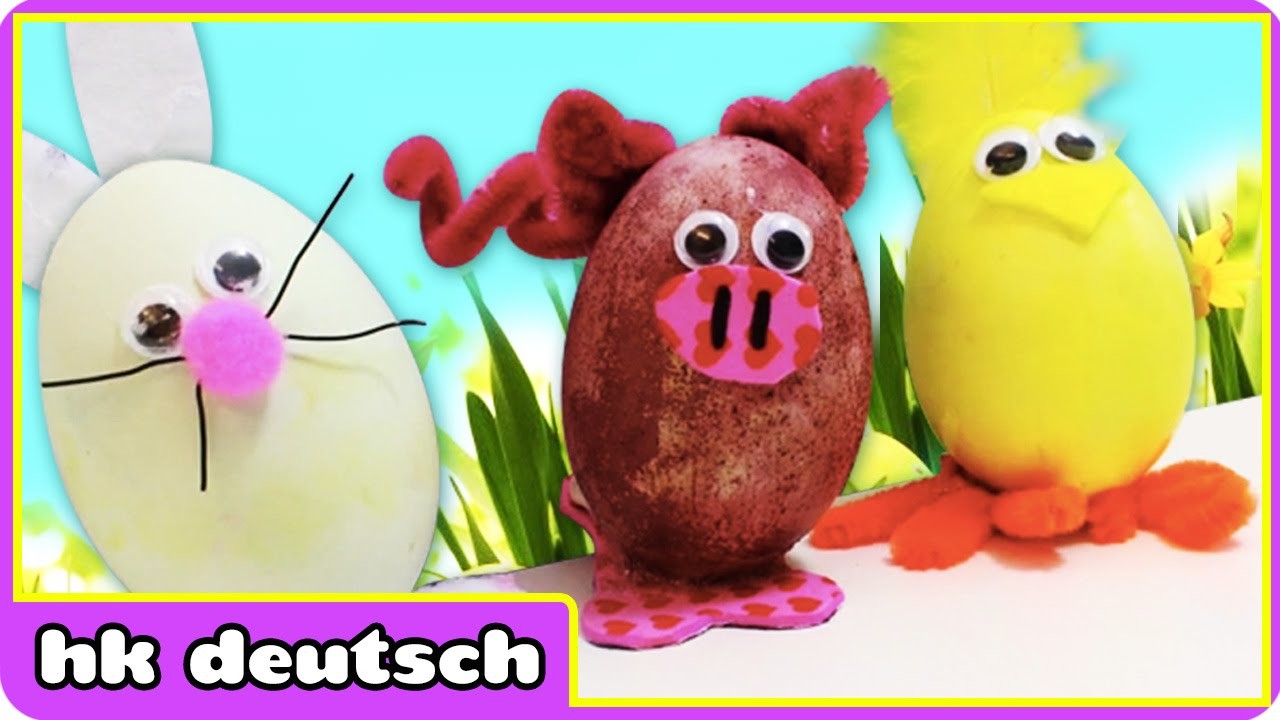 Ostern spezielle Tierdekoration auf Eier - Easter Special Animal Decoration on Eggs | Selbermachen