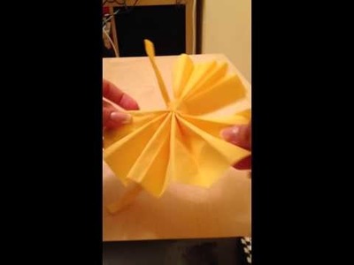 Blumenstraus aus Servietten selbst basteln