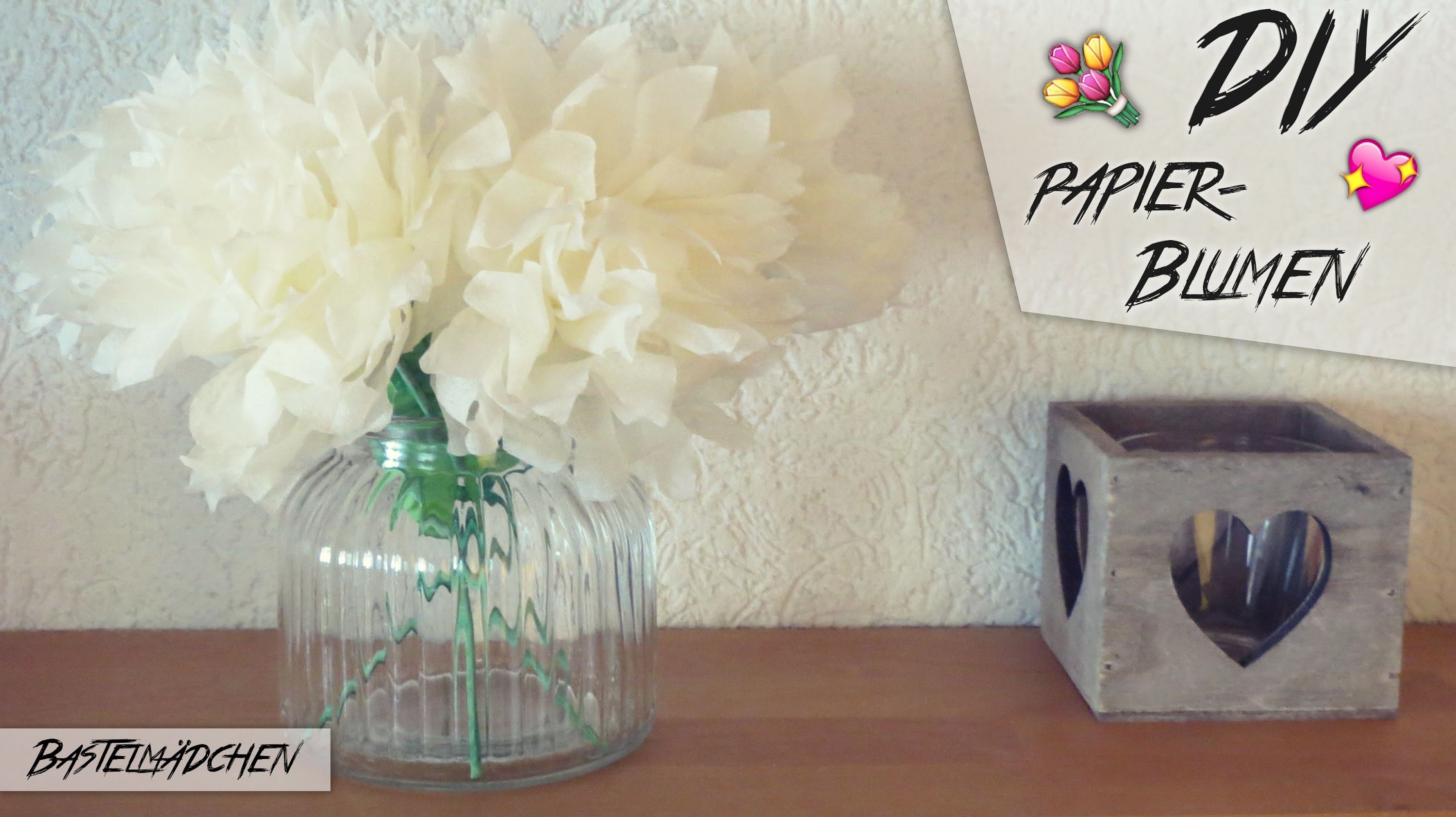 DIY Papierblumen aus Servietten | Bastelmädchen