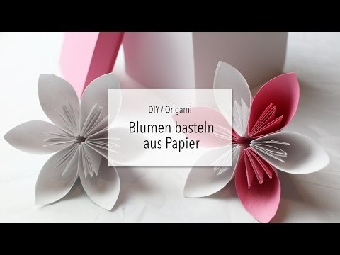 Blumen falten - Origami DIY | Zeit für FREI!