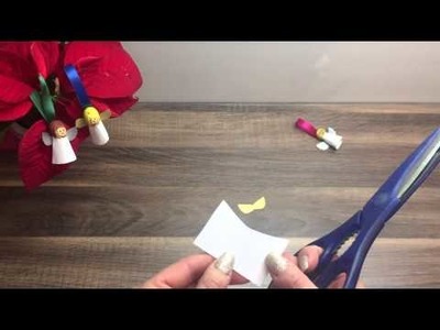 DIY Engel basteln, als Geschenkanhänger oder für den Weihnachtsbaum