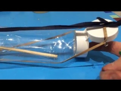 DIY Mousetrap made of plastic bottle.