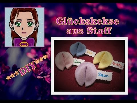 Glückskekse aus Stoff basteln, DIY Tutorial