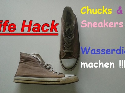 Chucks Schuhe wasserdicht machen. Stoffschuhe selber imprägnieren – DIY Life Hacks