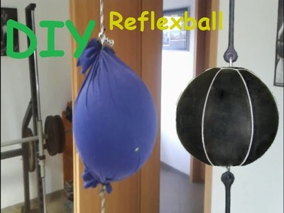 DIY Doppelendball selber bauen. Ausrüstung fürs Boxen selber machen. Speedball Reflexball Homemade