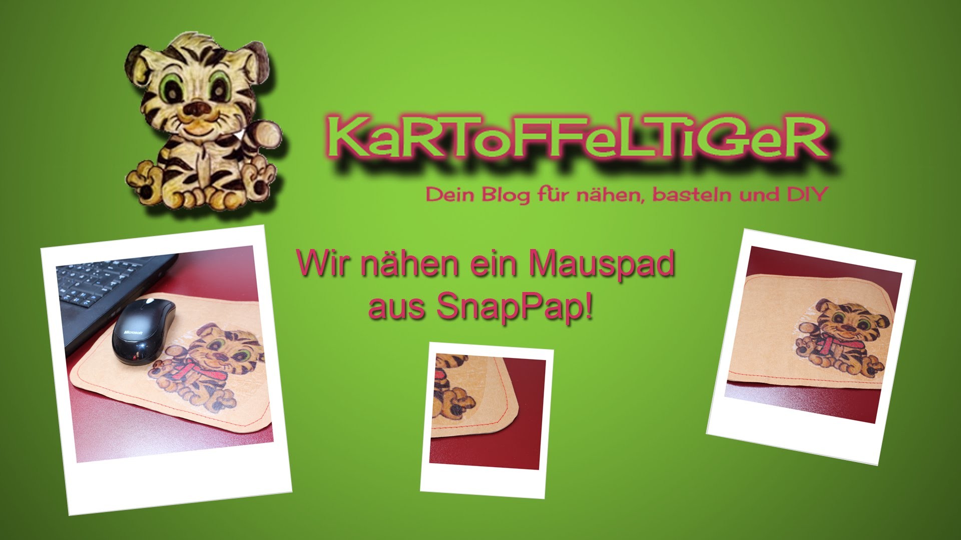 DIY - Wir nähen ein Mauspad (Mousepad)