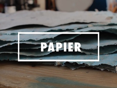 DIY:  Papier selber schöpfen