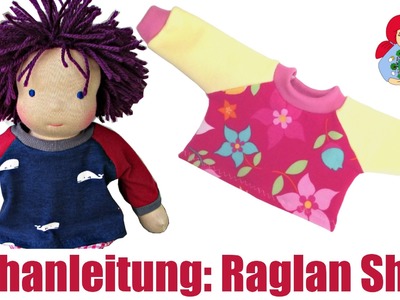 DIY | Raglan Shirt für (Waldorf) Puppen | Sami Dolls Tutorials