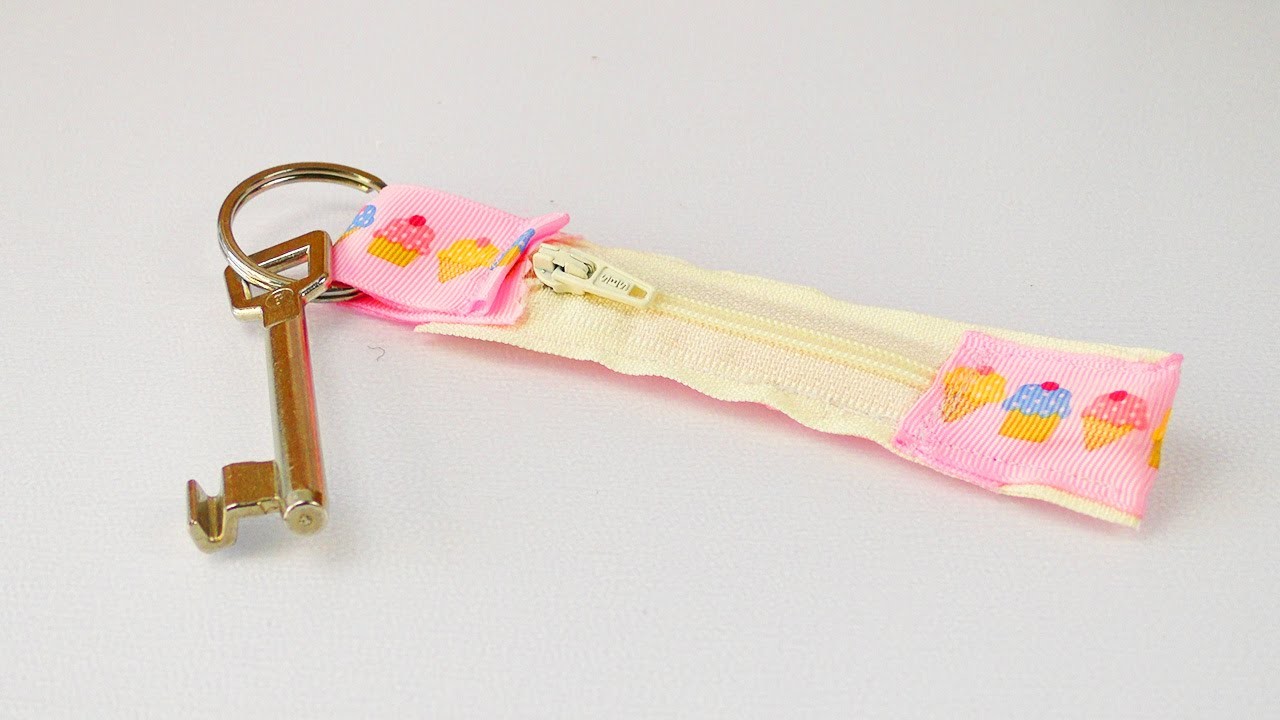 DIY Schlüsselanhänger Geheimfach nähen | mit Platz für Geldscheine oder Gutscheine | Idee Anfänger