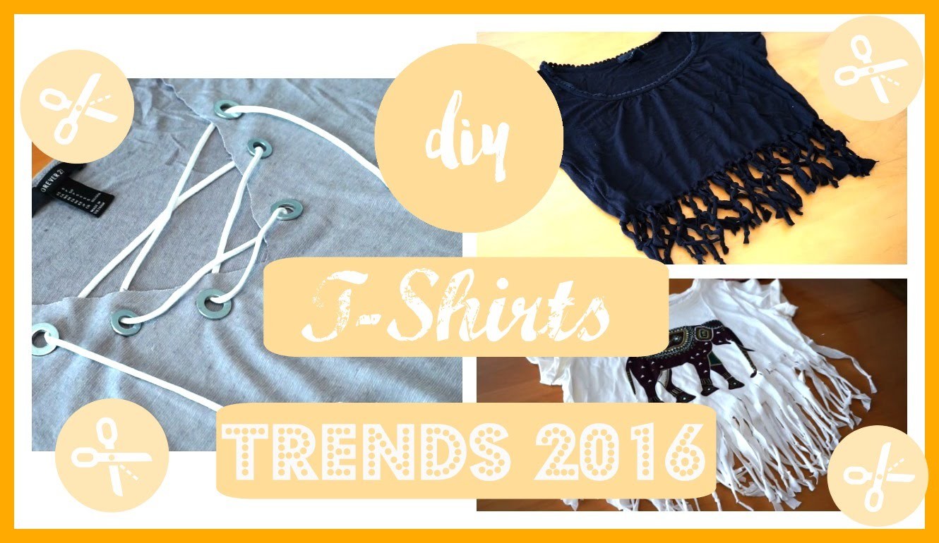 DIY T-Shirts - aus alt mach neu⎮Trends 2016 ⎮weeklyMel
