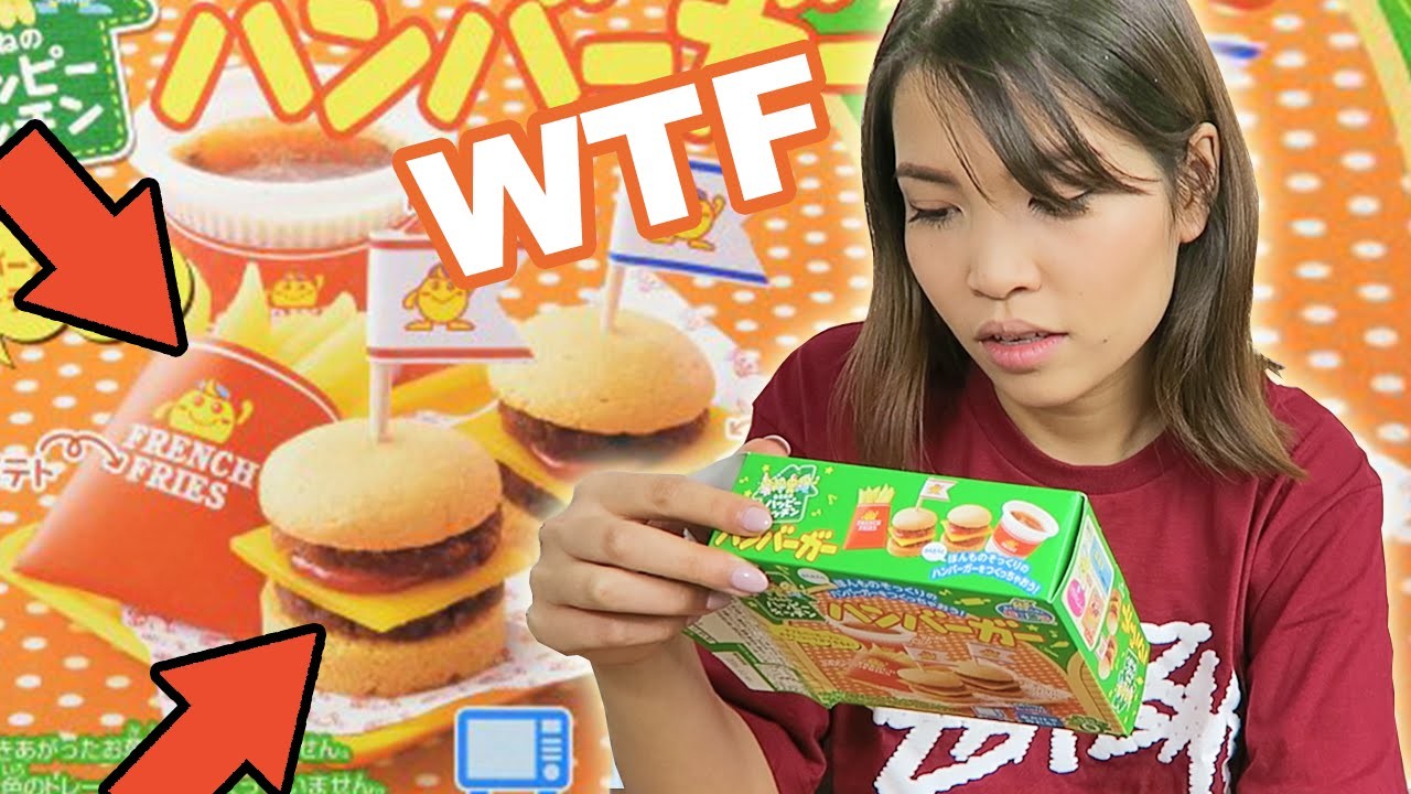 Verrücktes HAMBURGER MENÜ | Kracie Popin' Cookin' Japanische DIY Süßigkeiten