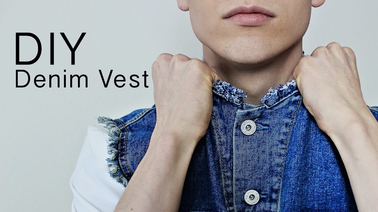 Denim Jeans Vest or Jacket DIY | Anderson and Wilson