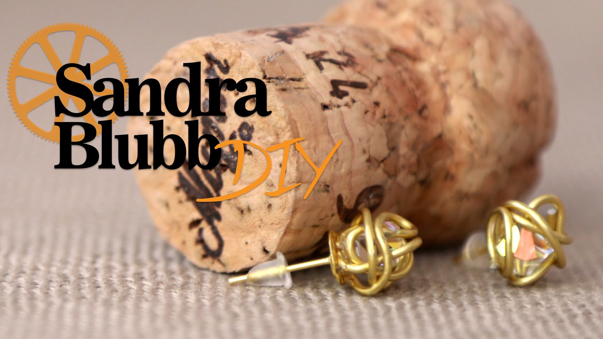 [DIY] Schnelle goldene Ohrringe :3 für Meike #SandraBlubbDIY