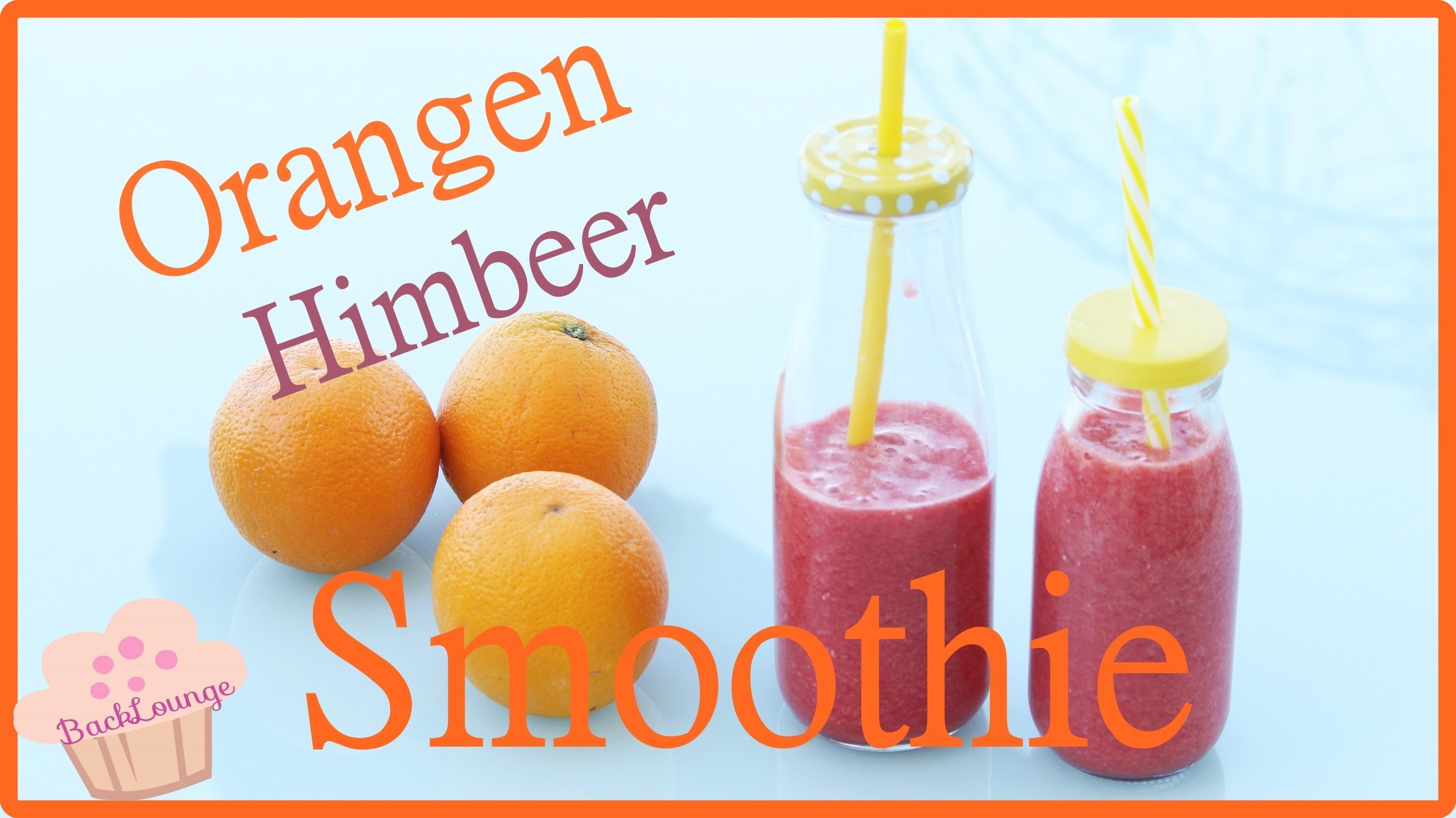 DIY | Sommer Getränk | Orangen - Himbeer Smoothie  