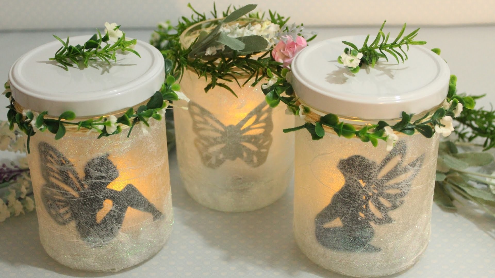 DIY Leuchtende Deko-Gläser | Feen-Laternen | Fairy Jars | Fairy Lantern