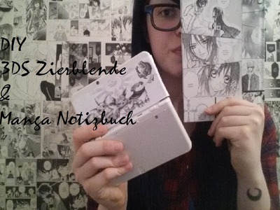 DIY Manga Notizbuch & 3DS Zierblende