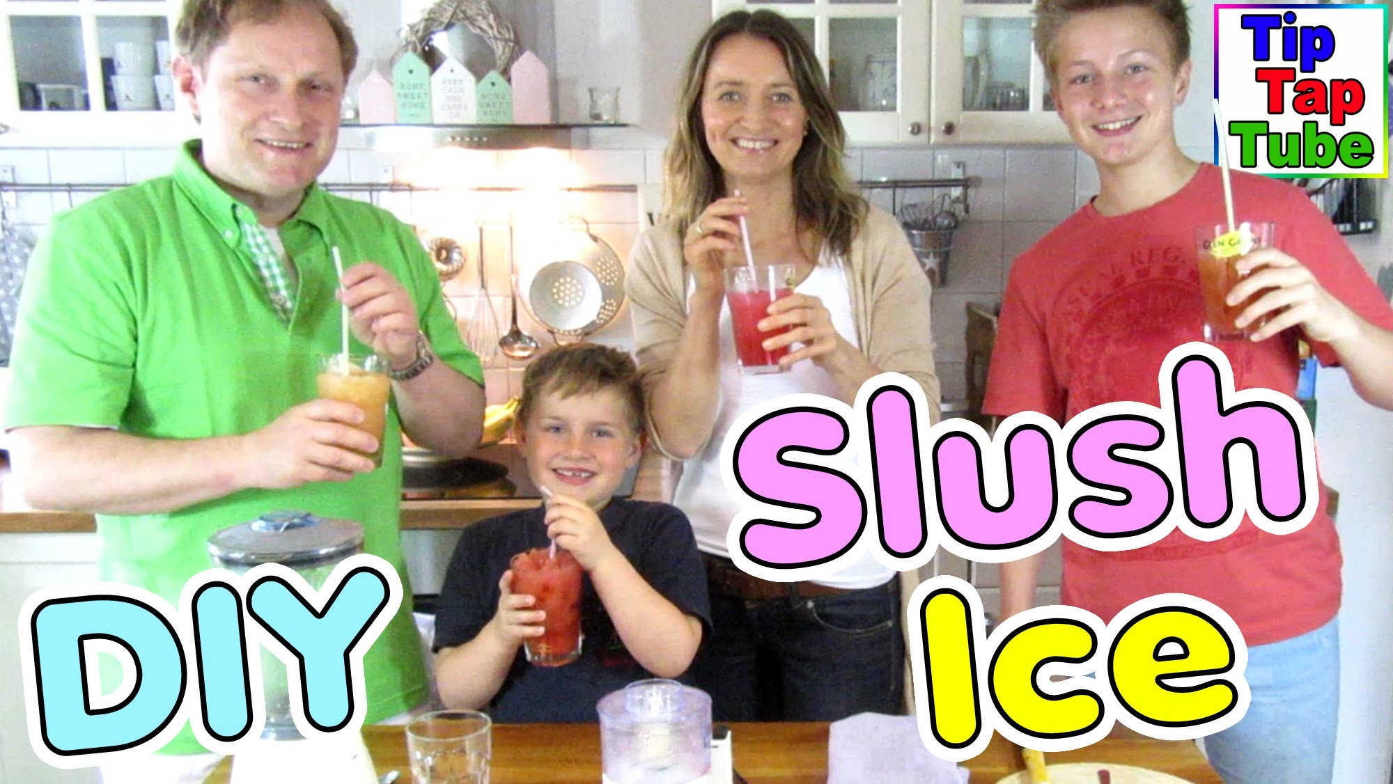 Eis Slush selber machen DIY Slush Ice auf 4 verschiedene Arten Sonntags Video TipTapTube Kinderkanal