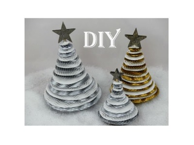 DIY: Weihnachtsbaum aus Wellpappe. Christmas tree made out of corrugated boards