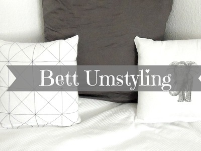 Bett Umstyling + DIY Kissenbezüge