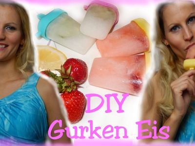 DIY Eis am Stil mit Gurke