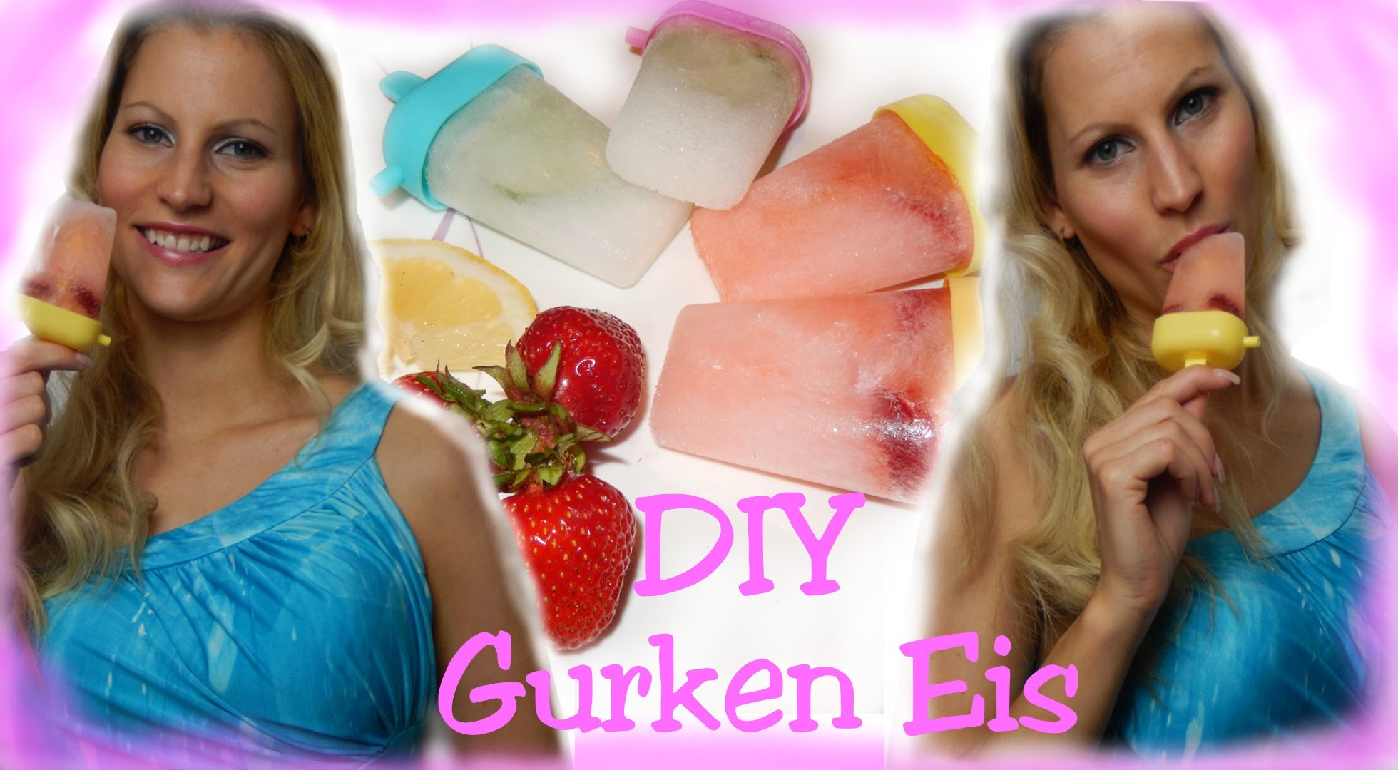 DIY Eis am Stil mit Gurke