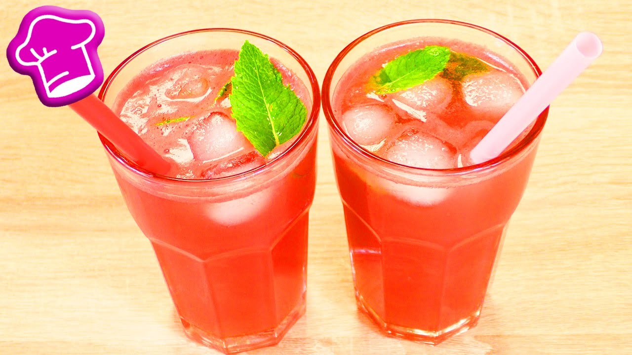 DIY Wassermelonen Limo | Super leckere Limonade ohne Zuckerzusatz | Sommer Erfrischung | Party