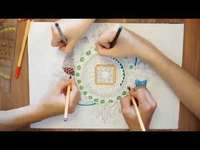 DIY: ZUSAMMEN EIN MANDALA ZEICHNEN - STOP MOTION VIDEO