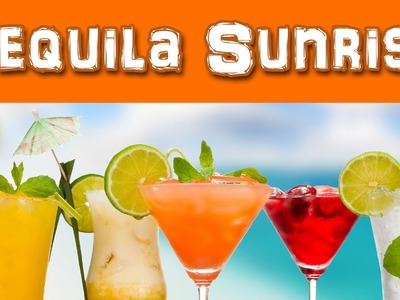 Tequila Sunrise - Bloodshoot Eyes - Cocktail Mix Tutorial DIY