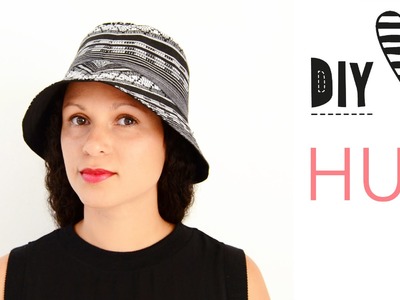 Hut nähen - Bucket Hat mit Schnittmuster. DIY MODE Nähanleitung