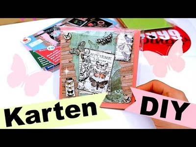 Basteln | Karten selber machen Anleitung | 9999 Dinge - DIY, Basteln & Trends