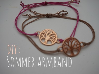 ♡ DIY Sommer Shambella Armband
