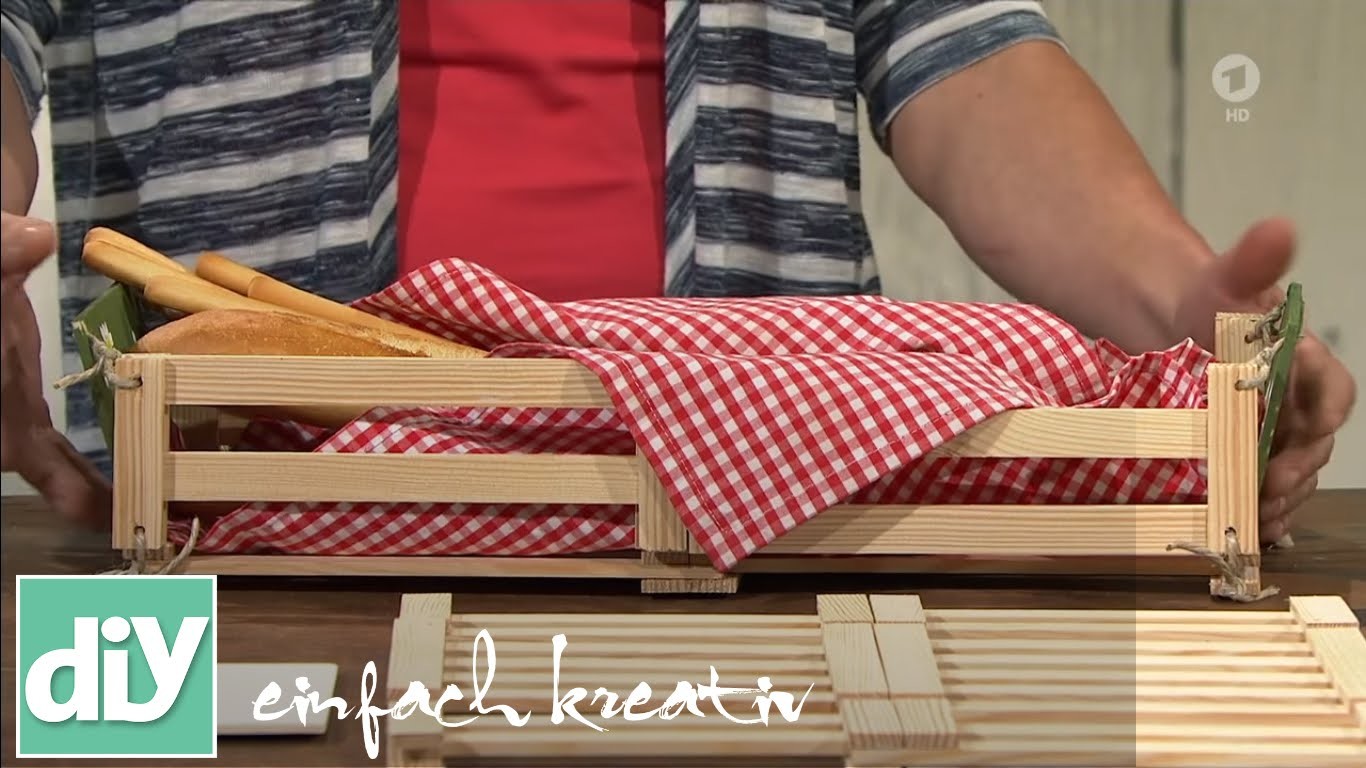 Faltbares Brotkörbchen | DIY einfach kreativ