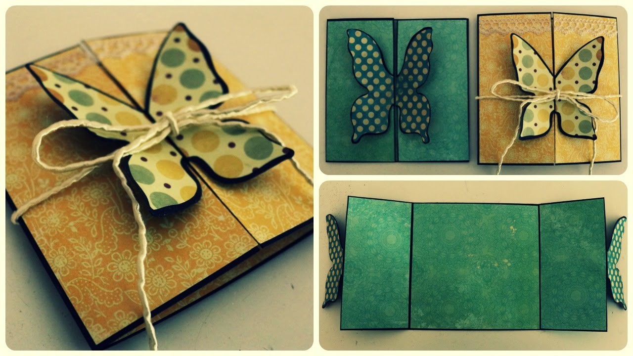 Schmetterlingskarte * DIY * Butterfly Card [eng sub]