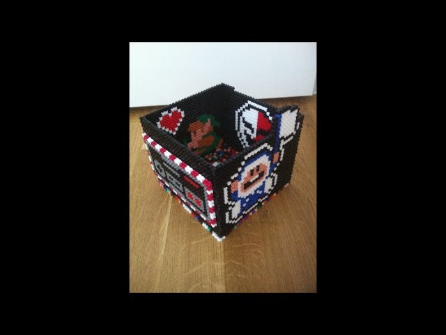 DIY: Bügelperlen Box. Schmuckbox aus Hama Perlen