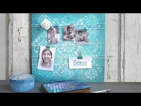 DIY Mixed Media mit Viva Decor Relief-Papierpaste und Paper-Soft-Color