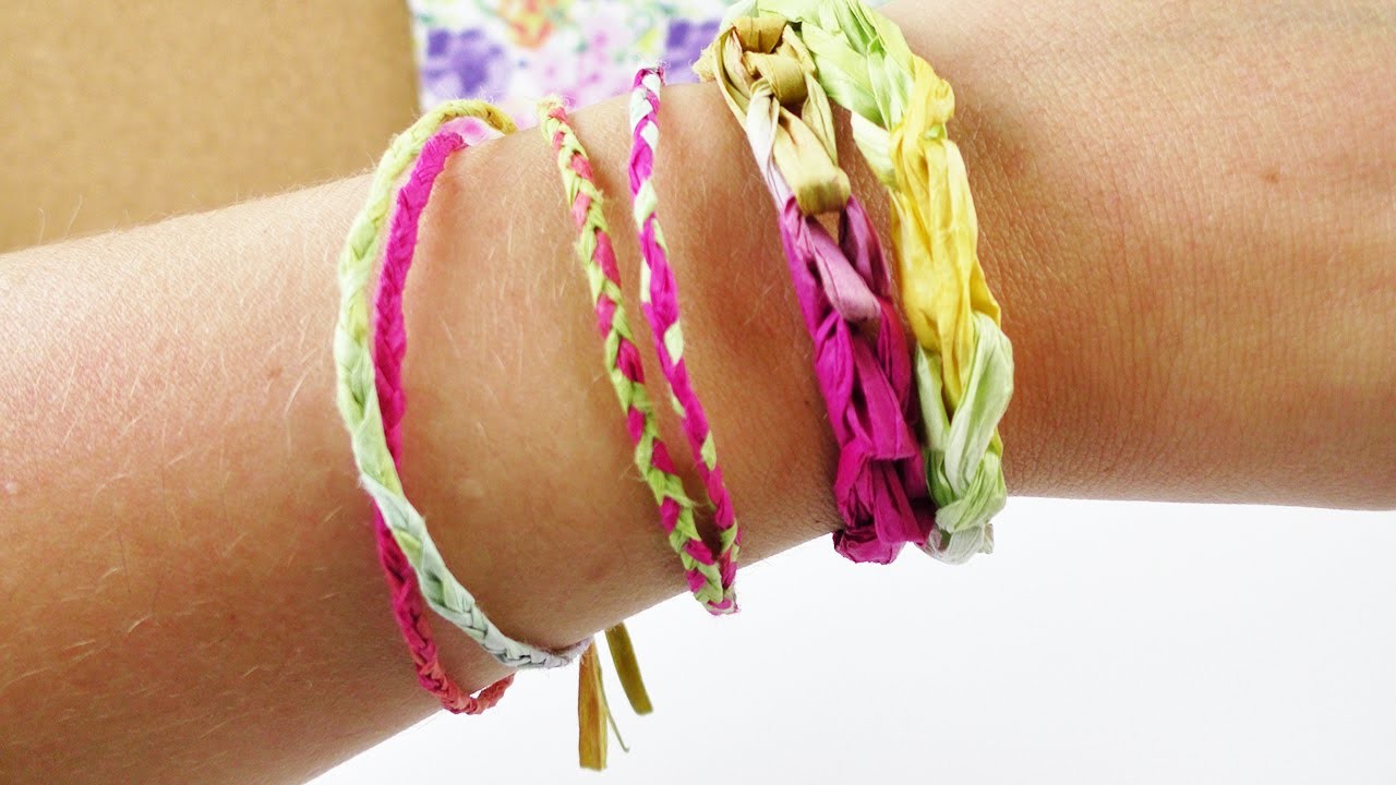 DIY Sommer Armbänder aus Creative Paper | Zwei einfache & schnelle Methoden | Hippy Look Festival