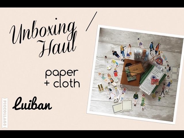 Haul Luiban und Paper + Cloth | midori Travelers Notebook | Bullet Journal | deutsch | filolove_