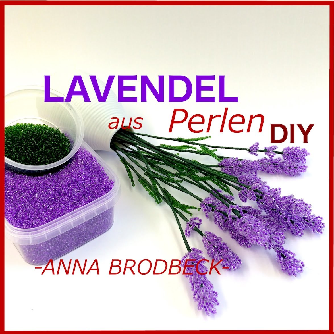 LAVENDEL aus Perlen. Annonce DIY (DVD1)