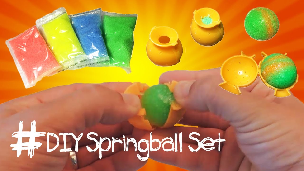 DIY Flummi selber machen Set - Springball aus Pulver bzw. Granulat