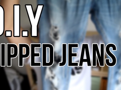 DIY Ripped Jeans