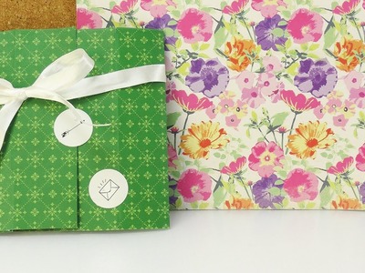 DIY Karte & Schachtel in einem | Coole Geschenk Verpackung einfach selber machen | Idee Geburtstag
