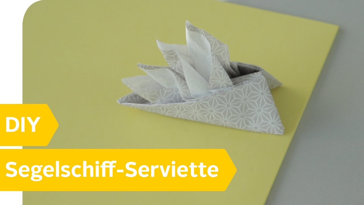 Servietten falten: Das Segelschiff – DIY Anleitung | Roombeez – powered by OTTO