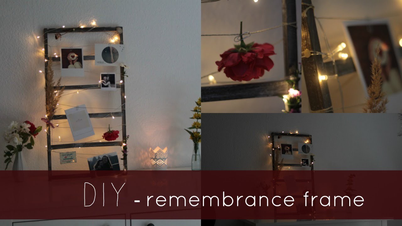 DIY remembrance  frame  | Hannah Löwenherz