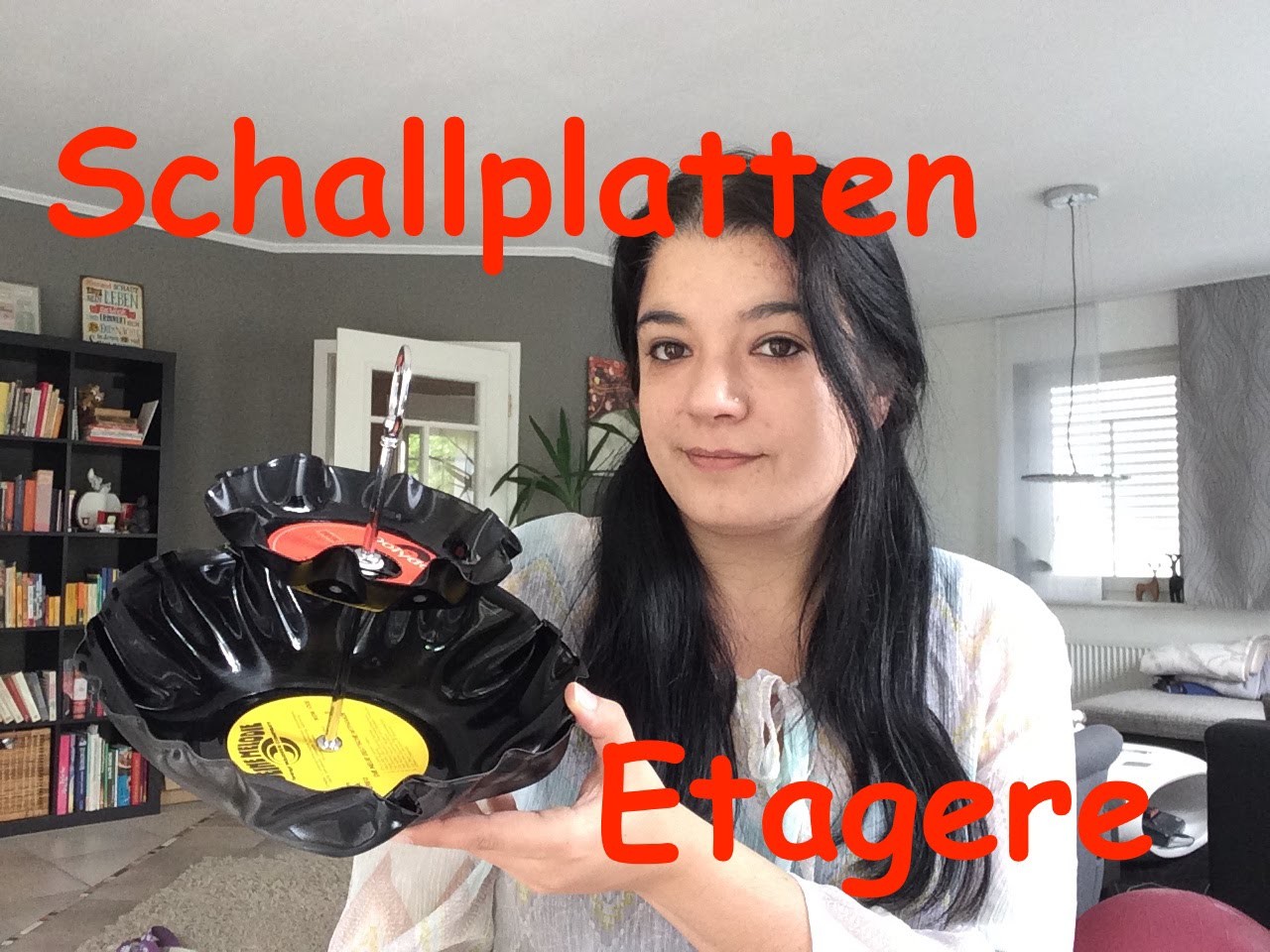 DIY Schallplatten Etagere & Schüssel