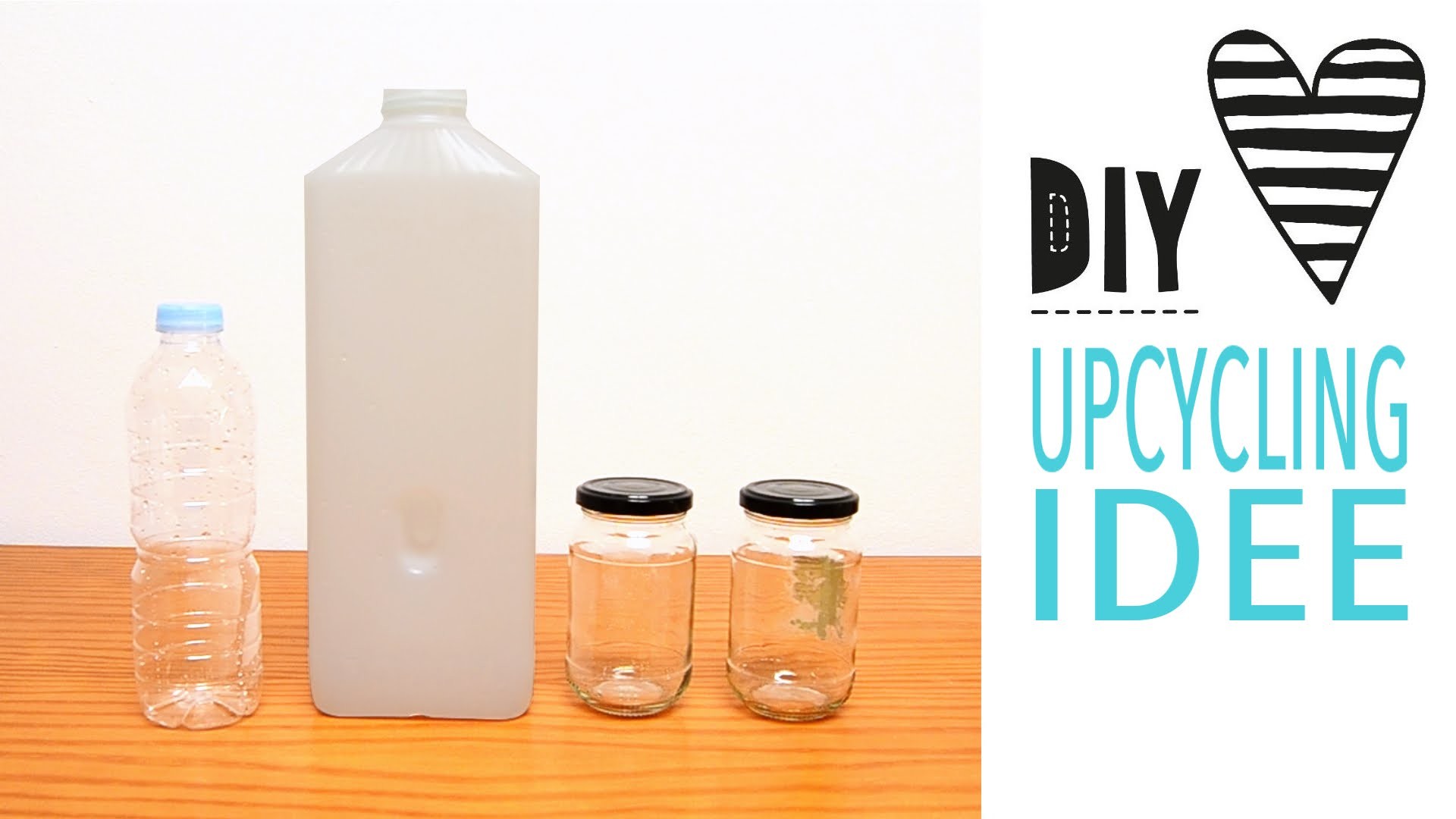 DIY Upcycling Idee. Nähen für Gläser und Flaschen